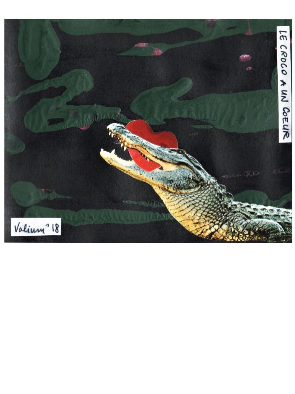 Three original & unique collages on 5 X 6 1/2 thick papers